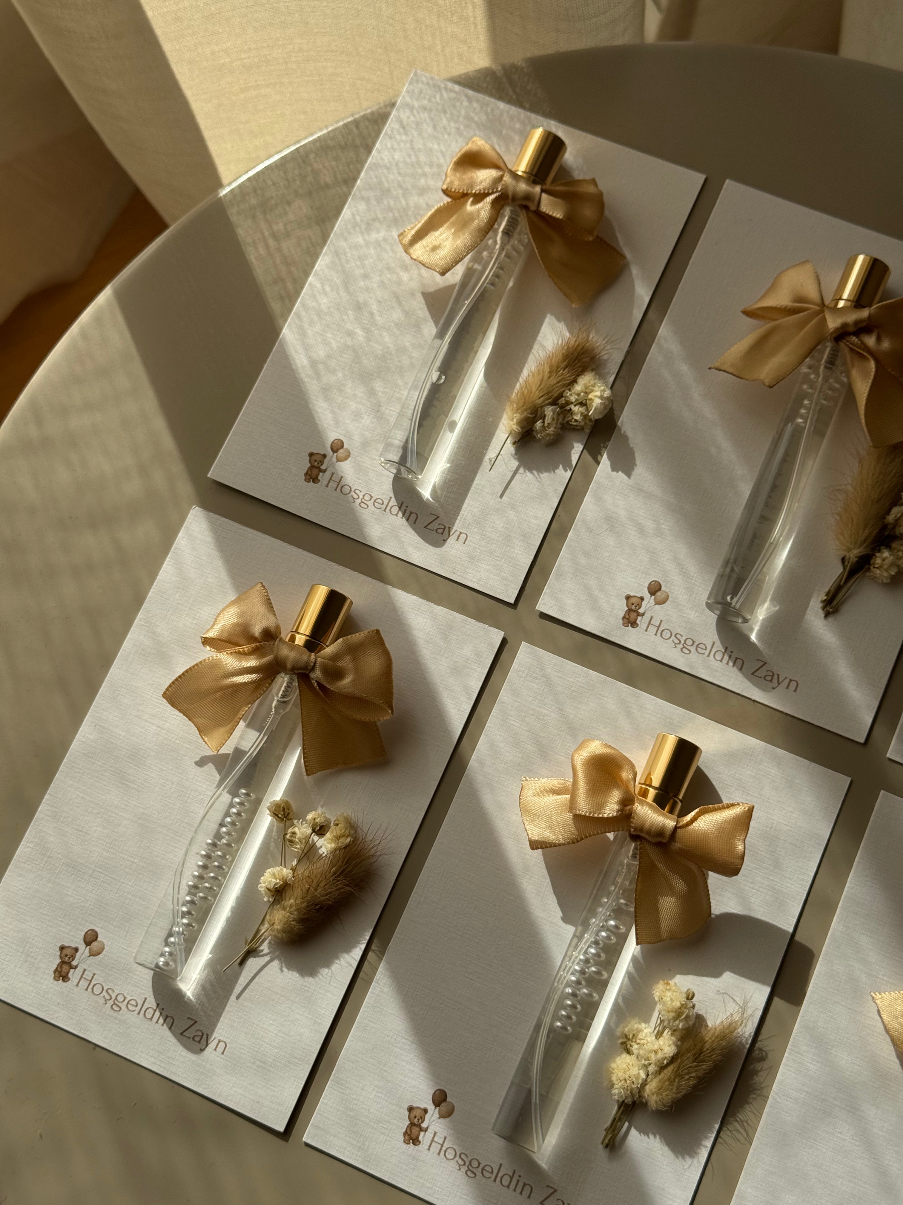 Gastgeschenke Babyshower | Babyparty | Geburt | Kolonya -Fläschen