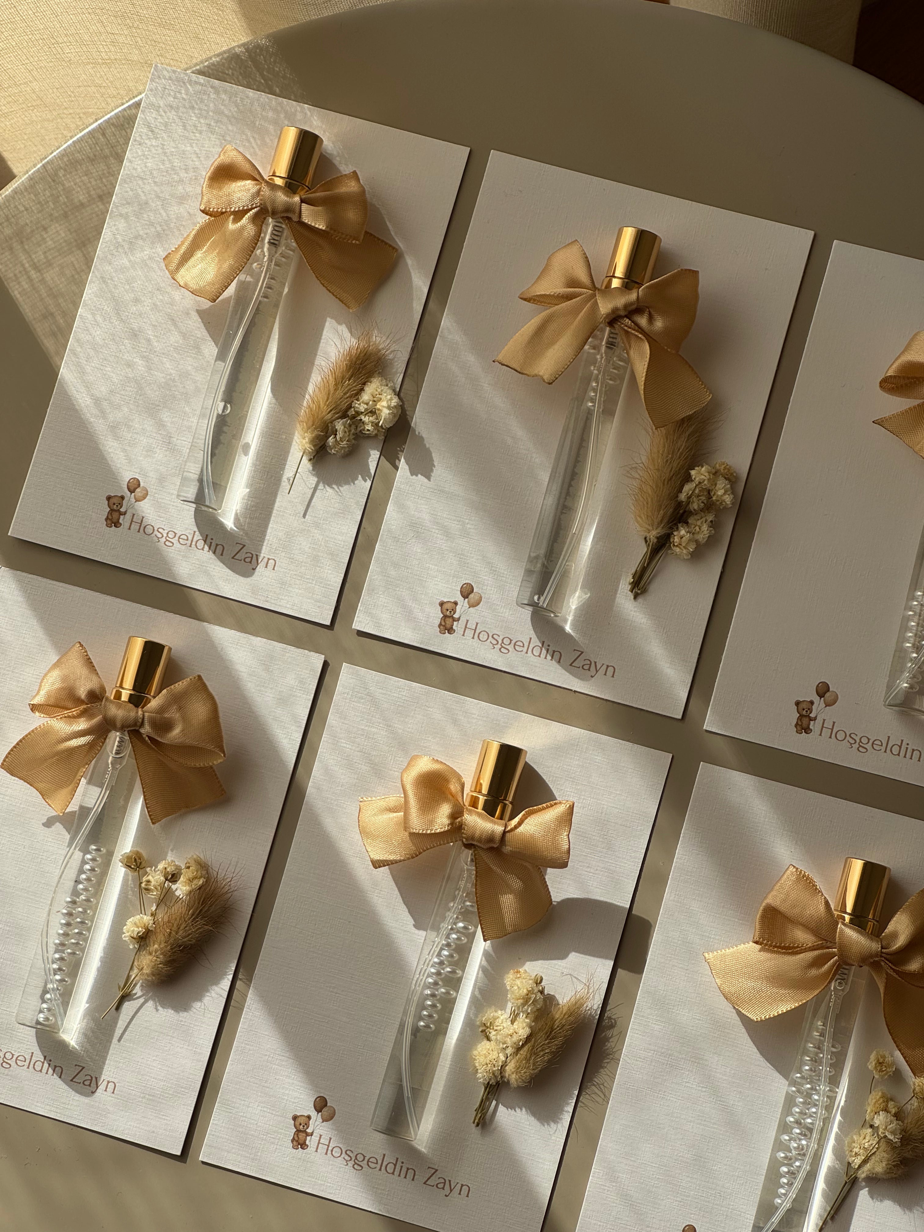 Gastgeschenke Babyshower | Babyparty | Geburt | Kolonya -Fläschen