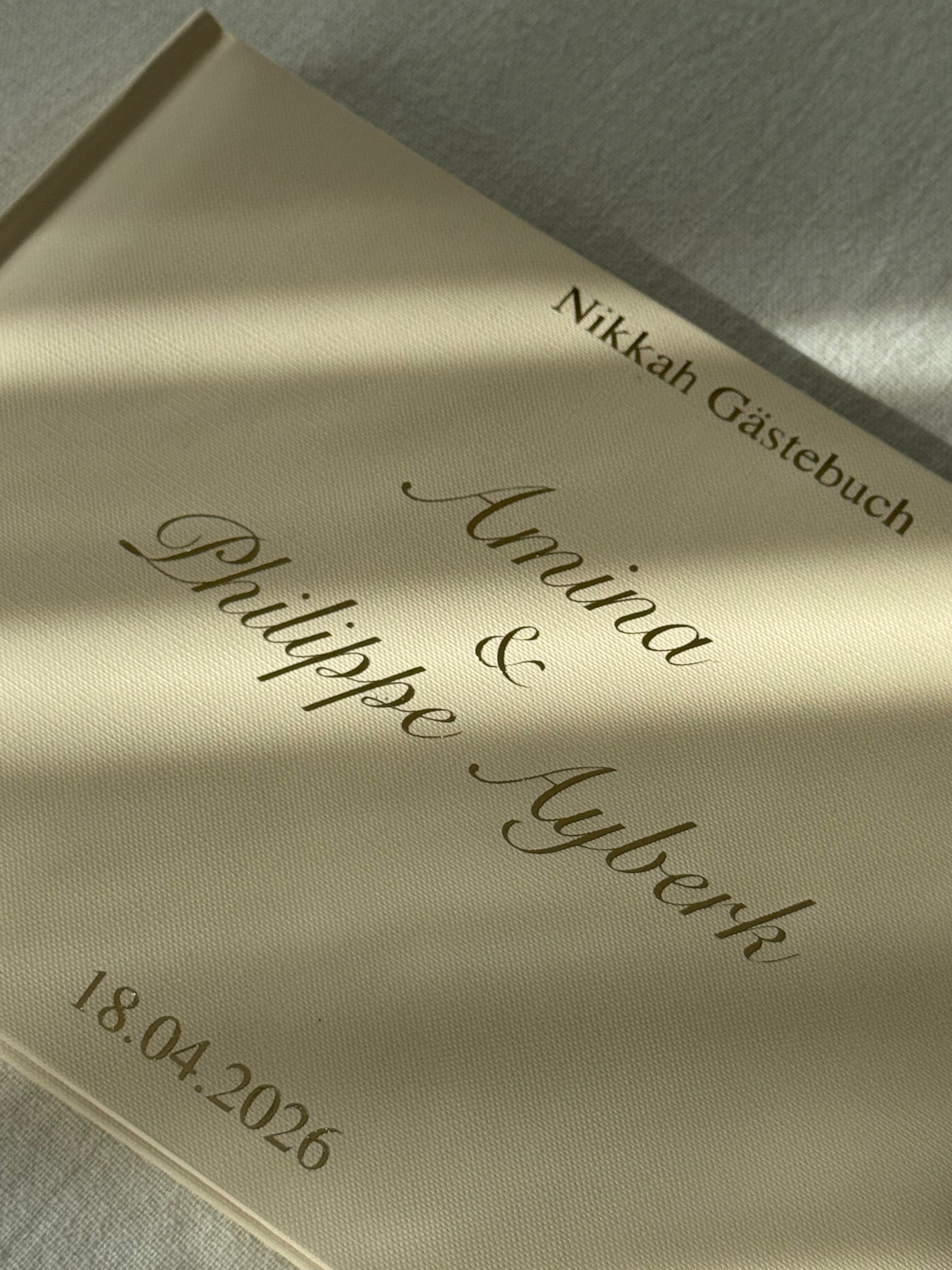 Personalisiertes Gästebuch 24x17 cm