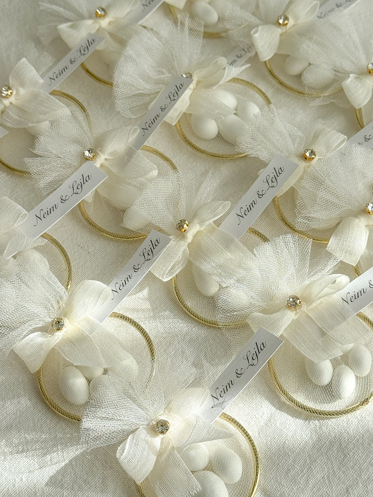 Personalisierte Hochzeit Mandel Gastgeschenke
