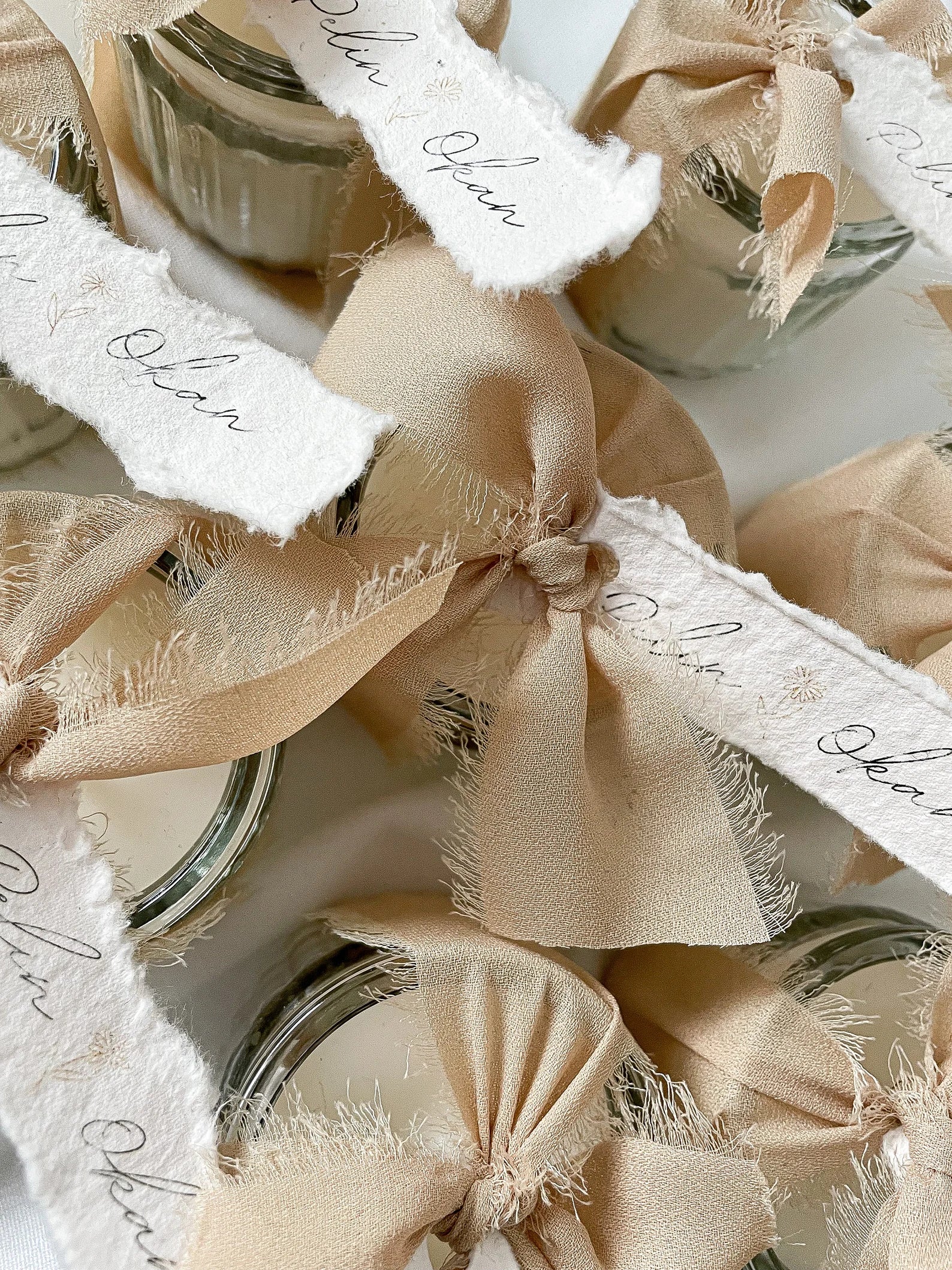 Kerze als Gastgeschenk personalisiert | Duftkerze Mitgebsel  Verlobung Söz Nisan Nikah Standesamt