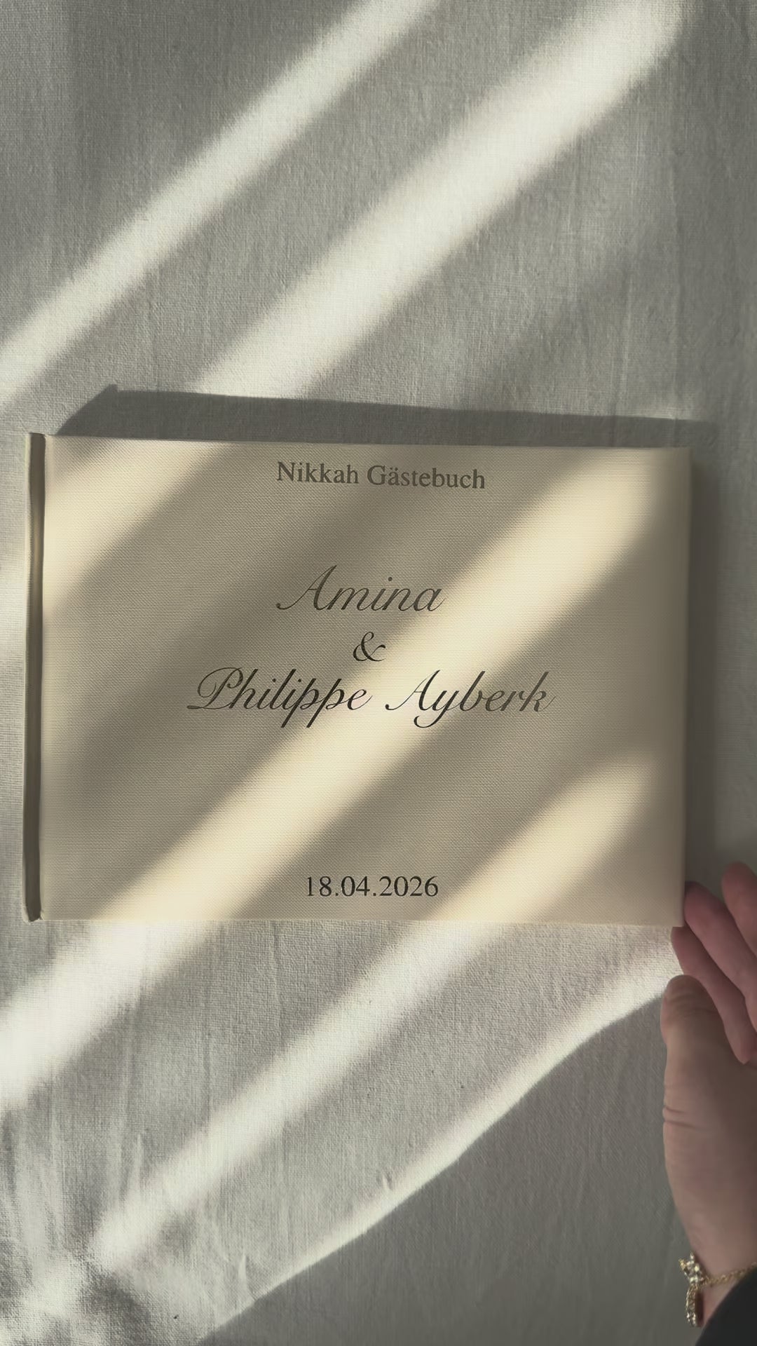 Personalisiertes Gästebuch 24x17 cm