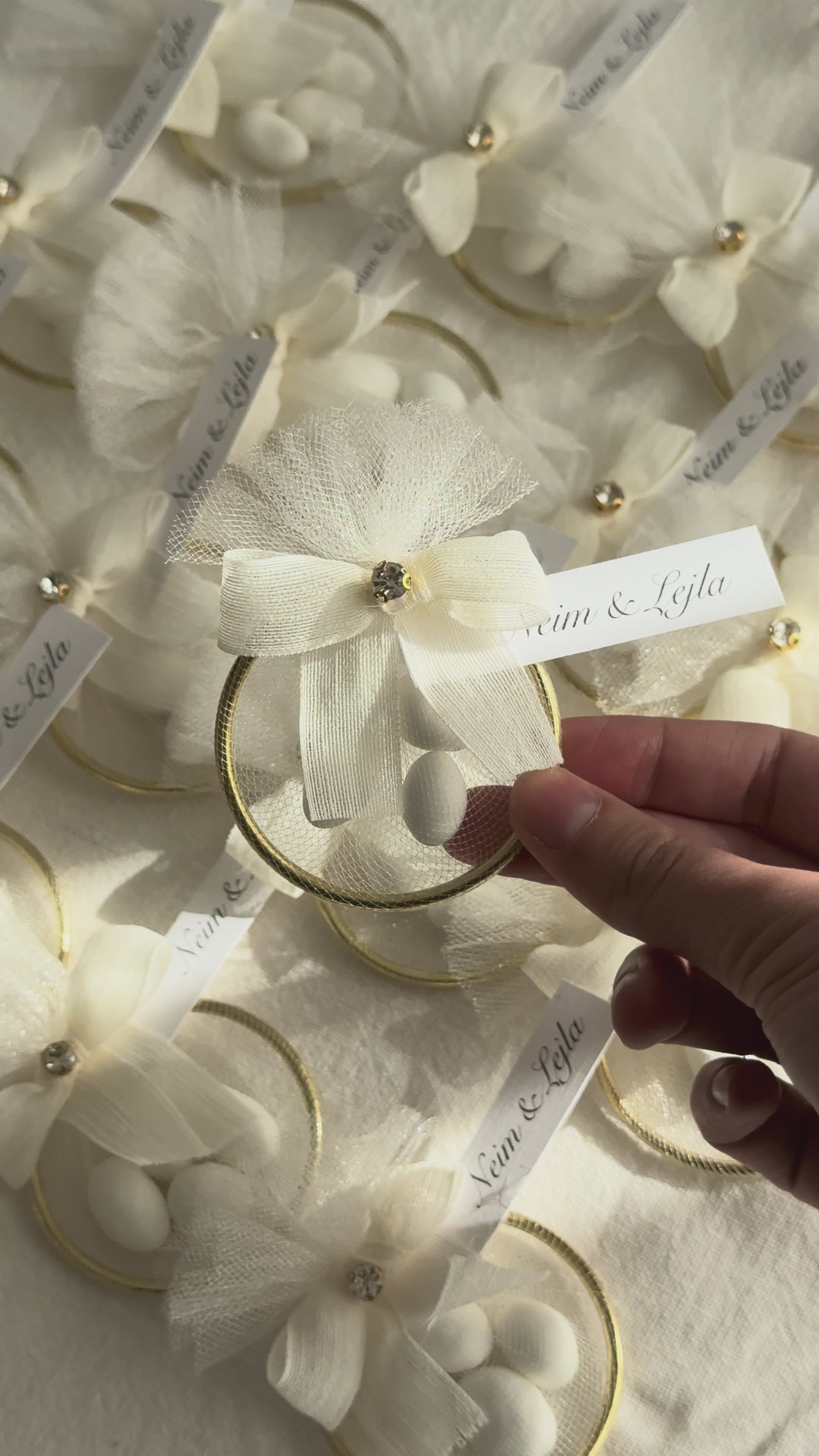 Personalisierte Hochzeit Mandel Gastgeschenke